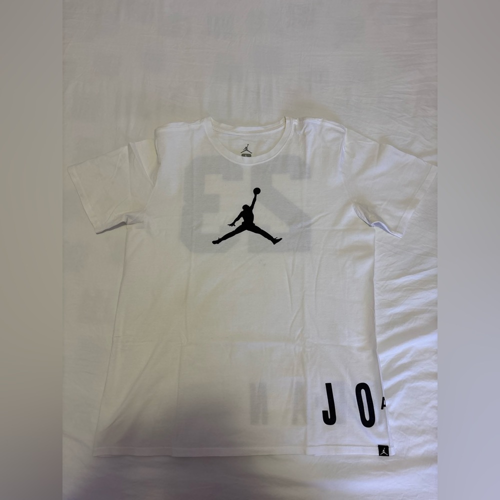 Jordan White T-Shirt with Logo